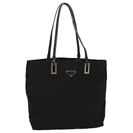 Prada-PRADA Tote Bag Nylon Black Auth ep1853-Black