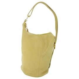 MCM-MCM Shoulder Bag Leather Beige Auth bs8704-Beige