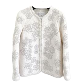 Chanel-Paris / Jaqueta Salzburg Edelweiss Tweed-Cru