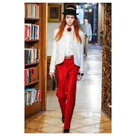 Chanel-Paris / Jaqueta Salzburg Edelweiss Tweed-Cru