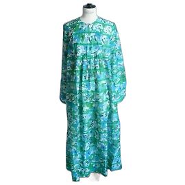 ROSEANNA Robe neuve longue coton T42 FR Vert clair