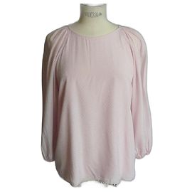 MASSIMO DUTTI Blusa fluida foderata rosa pallido T40 Ottime condizioni Rosa