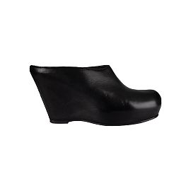 Rick Owens Wedge Mules Black