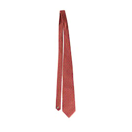Autre Marque-Zanolini Silk Tie-Red