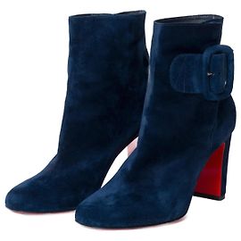 CHRISTIAN LOUBOUTIN shoe in Navy Blue Suede - 101446 Navy blue