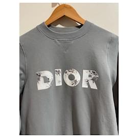 Dior-DIOR Maille T.International XS Coton-Gris