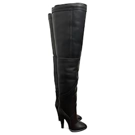 Saint Laurent-SAINT LAURENT  Boots T.eu 38.5 leather-Black