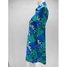 Autre Marque-PALM SWIMWEAR  Dresses T.fr 36 silk-Blue
