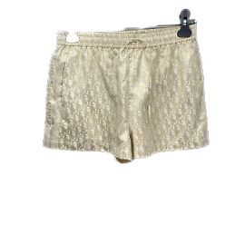 Shorts DIOR T.fr 38 Seda Dourado