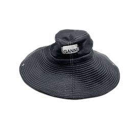 GANNI Cappelli T.Pelle S internazionale Nero