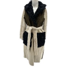 Yves Salomon coats T.FR 34 Fur Beige