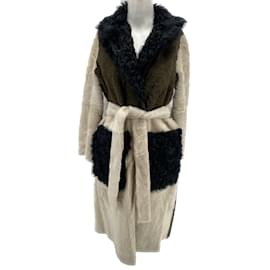 Yves Salomon-YVES SALOMON  Coats T.fr 34 Fur-Beige