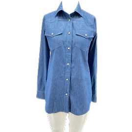 Camiseta LORO PIANA.fr 38 Algodón Azul