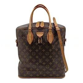 Louis Vuitton-Bolsa de ombro Louis Vuitton CarryAll MM em tela com monograma-Marrom