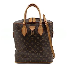 Borsa a tracolla Louis Vuitton CarryAll MM in tela monogram Marrone