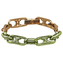 Céline-Celine Gold Triomphe Chain Bracelet-Golden