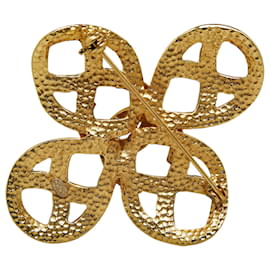 Chanel-Broche croix CC dorée Chanel-Doré