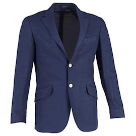 Loro Piana-Loro Piana Jacket in Blue Wool-Blue,Navy blue