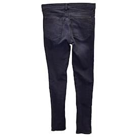 Acne-Acne Studios Slim-Fit Denim Jeans in Navy Blue Cotton-Navy blue