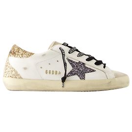 Golden Goose Deluxe Brand Tênis Super Star - Marca Golden Goose Deluxe - Couro - Branco Branco