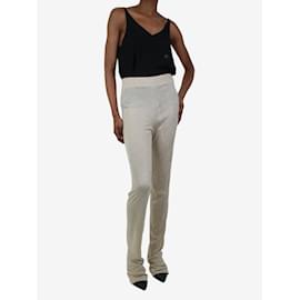 Louis Vuitton-Ura Beige side-zip trousers - size XS-Other