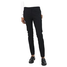 Joseph Schwarze Gabardine-Stretchhose mit mittelhohem Bund - FR 40 Schwarz