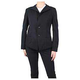 Y'S-Black broderie-anglaise blazer - Brand size 2-Black
