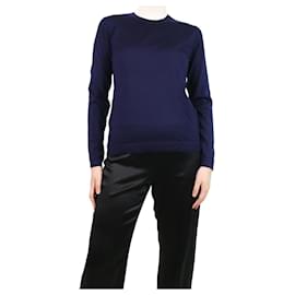 Ralph Lauren-Navy blue cashmere crewneck sweater - size M-Blue