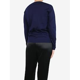 Ralph Lauren-Navy blue cashmere crewneck sweater - size M-Blue