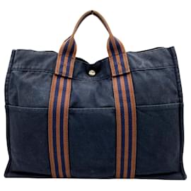 Hermès-Hermès Fourre Tout-Blu navy