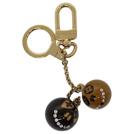 Louis Vuitton-Porta-chaves LOUIS VUITTON Porte Cles Jack & Lucy Marrom Ouro M65376 Autenticação de LV 55174-Marrom,Dourado