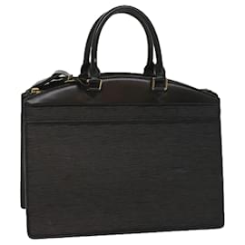Louis Vuitton-LOUIS VUITTON Epi Riviera Sac à Main Noir Noir M48182 LV Auth e4078-Noir
