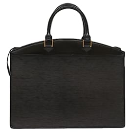 Louis Vuitton-LOUIS VUITTON Epi Riviera Sac à Main Noir Noir M48182 LV Auth e4078-Noir