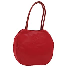 Saint Laurent-SAINT LAURENT Shoulder Bag Leather Red Auth bs8708-Red