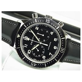 Zénith-ZENITH Heritage Chrono Metro TIPO CP-2 world1000 Lot Limited Mens-Silvery