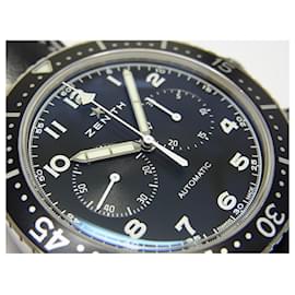 Zénith-ZENITH Heritage Chrono Metro TIPO CP-2 world1000 Lot Limited Mens-Silvery
