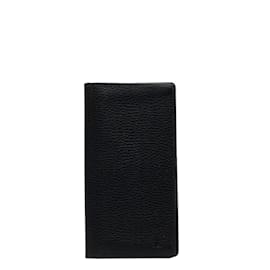 Louis Vuitton-Taiga Leather Brazza Wallet-Black