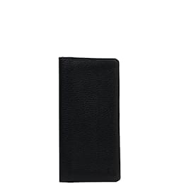 Louis Vuitton-Taiga Leather Brazza Wallet-Black