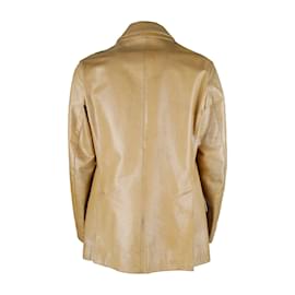 Autre Marque-Eral55 Leather jacket-Camel