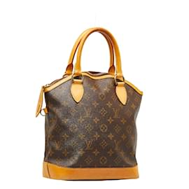 Louis Vuitton-Monogram Lockit Vertical-Brown