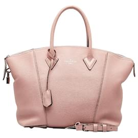 Louis Vuitton-Taurillon Soft Lockit MM-Pink