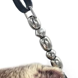 Dior-Dior Fur Malice Shoulder Bag-Brown