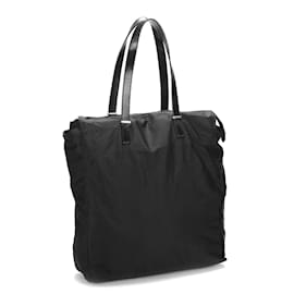 Fendi-Fendi Zucchino Nylon Tote Bag 7VA236-Black