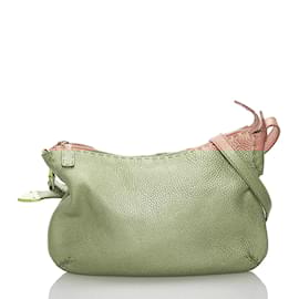 Fendi-Sac bandoulière en cuir Fendi Selleria-Rose