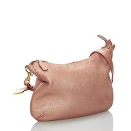 Fendi-Sac bandoulière en cuir Fendi Selleria-Rose