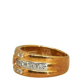 Céline-Platinum Diamond Ring-Golden