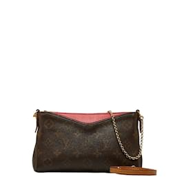 Louis Vuitton-Monogram Pallas Clutch-Brown