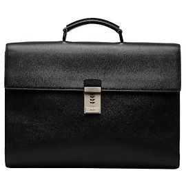 Prada Cartella in pelle Saffiano Nero