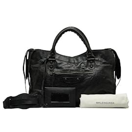Balenciaga-Motocross Classic City Bag-Black
