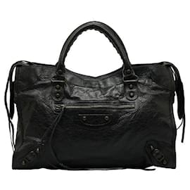 Balenciaga-Motocross Classic City Bag-Black